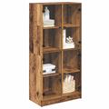 vidaXL Highboard Staré drevo 68 x 37 x 142 cm Kompozitné drevo