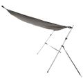 vidaXL Tieniaci nadstavec v tvare T antracitový 174x205x(115-194) cm