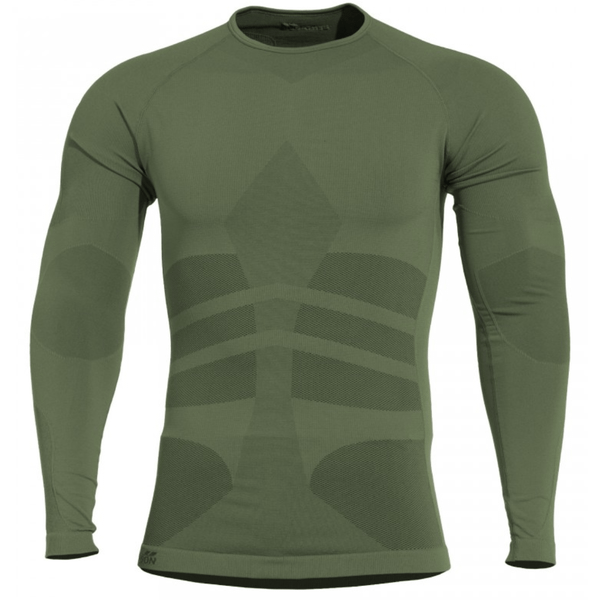 K11009-06CG-Camo Green-L-3XL Pentagon PLEXIS Long Arm Shirt