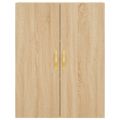 vidaXL Vysoká skrinka dub sonoma 69,5x34x180 cm spracované drevo