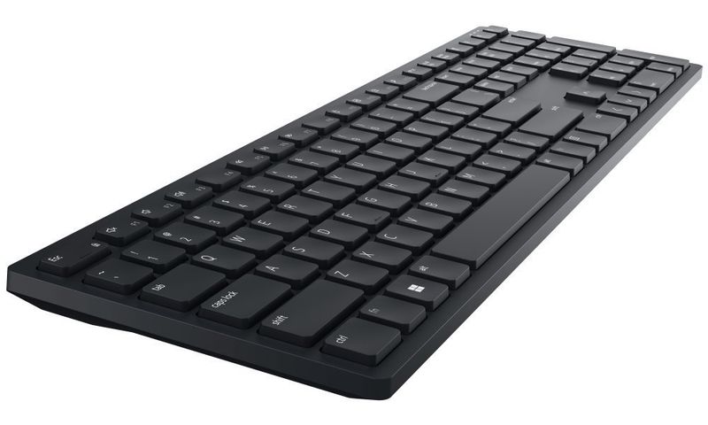 Dell KB500/Bezdrôtová USB/CZ rozloženie/Čierna Klávesnica, bezdrôtová, československé rozloženie, QWERTZ, USB prijímač, čierna