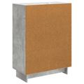 vidaXL Servírovacia skriňa Betónovo sivá 66 x 34,5 x 90 cm