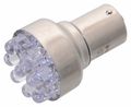 Žiarovka 12LED 12V Ba15s oranžová
