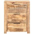 vidaXL Komoda 59x33x75 cm surové mangovníkové drevo