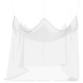 vidaXL Záhradná komárová sieť 220 mesh Biela 3 x 6 x 2,5 m Polyester