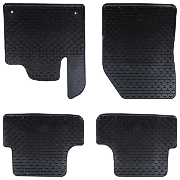 vidaXL Autokoberec 4 pcs Čierny vhodné pre CITROEN C5 AIRCROSS 2017-