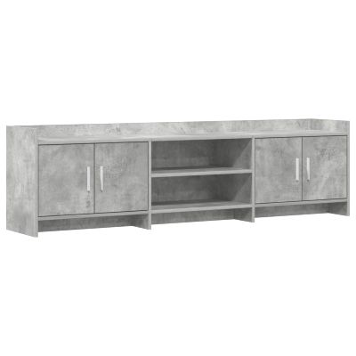 vidaXL TV skrinka 168 x 33 x 47 cm Betónovo sivá Kompozitné drevo