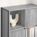 vidaXL Knižnica 68 x 30 x 108.5 cm Kompozitné drevo Sivý Sonoma