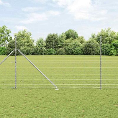vidaXL Zváraný drôtový plot s hrotmi 25 x 1,5 m (Š x V)
