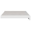 vidaXL Parapetné dosky Mramorová textúra 100 x 35 x 4,5 cm PVC