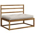 vidaXL Vankúš na paletu VIANEN 100% polyester Biela 120 x 80 x 12 cm