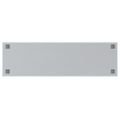 vidaXL Nástenná magnetická tabuľa biela 100x30 cm tvrdené sklo