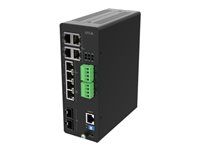 Prepínač - priemyselný - riadený - 8 x 10 Gigabit Ethernet - desktop - PoE++ (480 W) - pre AXIS A1610-B, C1410, P1385-E, W400; Camera Station S1216 Recording Server, S1296