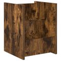 vidaXL Regál na časopisy Dymová dub 35 x 35 x 45 cm Kompozitné drevo