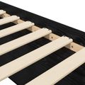 vidaXL Rám postele so skladom Čierny dub 80 x 200 cm Kompozitné drevo