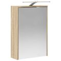 vidaXL Kúpeľňová zrkadlová skrinka Sonoma dub 43 x 16 x 62.5 cm