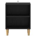 vidaXL Skriňa pod posteľ 2 ks Čierny dub 40 x 30 x 50 cm