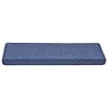 vidaXL Schodové rohože 10 ks 65x21x4 cm modré s obdĺžnikovým okrajom