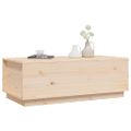 vidaXL Konferenčný stolík 100x50x35 cm borovicový masív