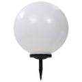 vidaXL Vonkajšie solárne lampy 2 ks 50 cm LED guľové RGB