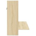 vidaXL Nástenný stolík dub sonoma 105x48x75 cm kompozitné drevo