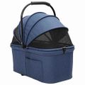 vidaXL Skladaný kočík pre domáce zvieratá Modrá 78 x 54 x 101 cm