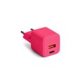 COLORUM nástenná nabíjačka USB-A + USB-C PD 30W CLS30-AC-02 xMagenta