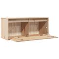 vidaXL Nástenná skriňa 80x30x35 cm masívna borovica