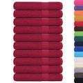 vidaXL Uteráky FROGN 10 ks bordové 100x200 cm 360 g/m²