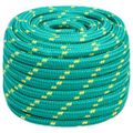vidaXL Lodné lano zelené 20 mm 100 m polypropylén