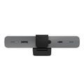 BenQ DVY32 Zoom™ certifikovaná inteligentní 4K UHD konferenční kamera Webkamera, 4K Ultra HD/30fps, 1080p/60fps, dva mikrofony, certifikace Zoom, USB 3.0, dálkové ovládání, šedo-cerná
