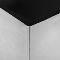 vidaXL Skladacia úložná lavička Biela 180 kg 80 L 77 x 38 x 38 cm PVC