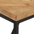 vidaXL Jedálenský stôl 120x60x76 cm akáciový a mangovníkový masív