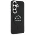 Karl Lagerfeld case Embossed Ring RSG Logo MagSafe pre Samsung Galaxy S26 čierna