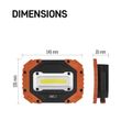 LED pracovné svietidlo EMOS P4113, COB LED, 700 lm, 4× AA