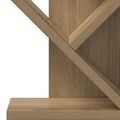 vidaXL Polica na knihy Tree 3-podlažná 30 x 18 x 40 cm Dub artisan