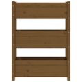vidaXL Kvetináč medovo-hnedý 77x25x104,5 cm borovicový masív