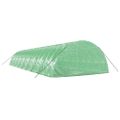 vidaXL Fóliovník s oceľovým rámom zelený 108 m² 18x6x2,85 m