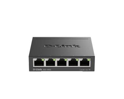 D-Link DGS-105GL Kovový 5-portový Gigabit stolný switch