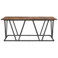 vidaXL Konferenčný stolík Dymová dub 100 x 50 x 40 cm