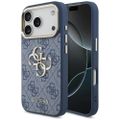 Puzdro Guess pre iPhone 17 Pro HC 4G PU W/ BIG 4G CLASSIC LOGO GD modré