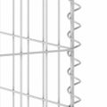 vidaXL Gabiónová stena na odpadkové koše, oceľ 254x100x110 cm