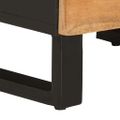 vidaXL Komoda s 3 dvierkami 40x33x110 cm masívna akácia a železo