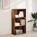 vidaXL Knižnica staré drevo 60x30x114 cm kompozitné drevo