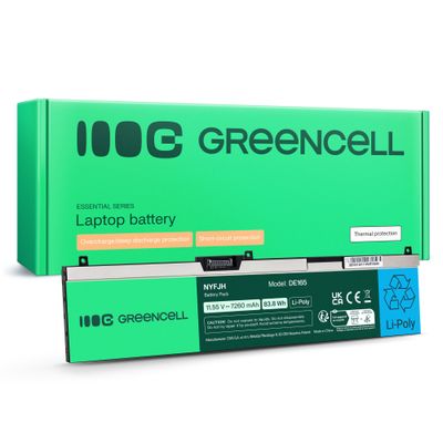 Green Cell DE165 batéria NYFJH-6C 0NYFJH 0RY3F9 0VRX0J pre Dell Precision 15 7530 7540 7740