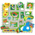 Hracia podložka Puzzle Mesto 1.2 x 1.2 m