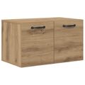 vidaXL Nástenná skrinka 60 x 36,5 x 35 cm Kompozitné drevo Dub artisan
