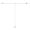 vidaXL Samostatne stojaca automatická markíza 300x250 cm modro-biela