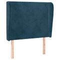 vidaXL Čelo postele so záhybmi tmavohnedé 83x23x118/128 cm zamat