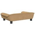 vidaXL Pelech pre psa hnedý 70x48x22 cm zamat